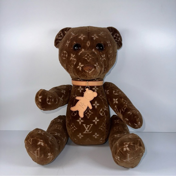 Louis Vuitton Teddy Bear Monogram Doudou Stuffed velour Brown - Picture 2 of 15